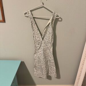 NWT Free People Blue and White Floral Dress